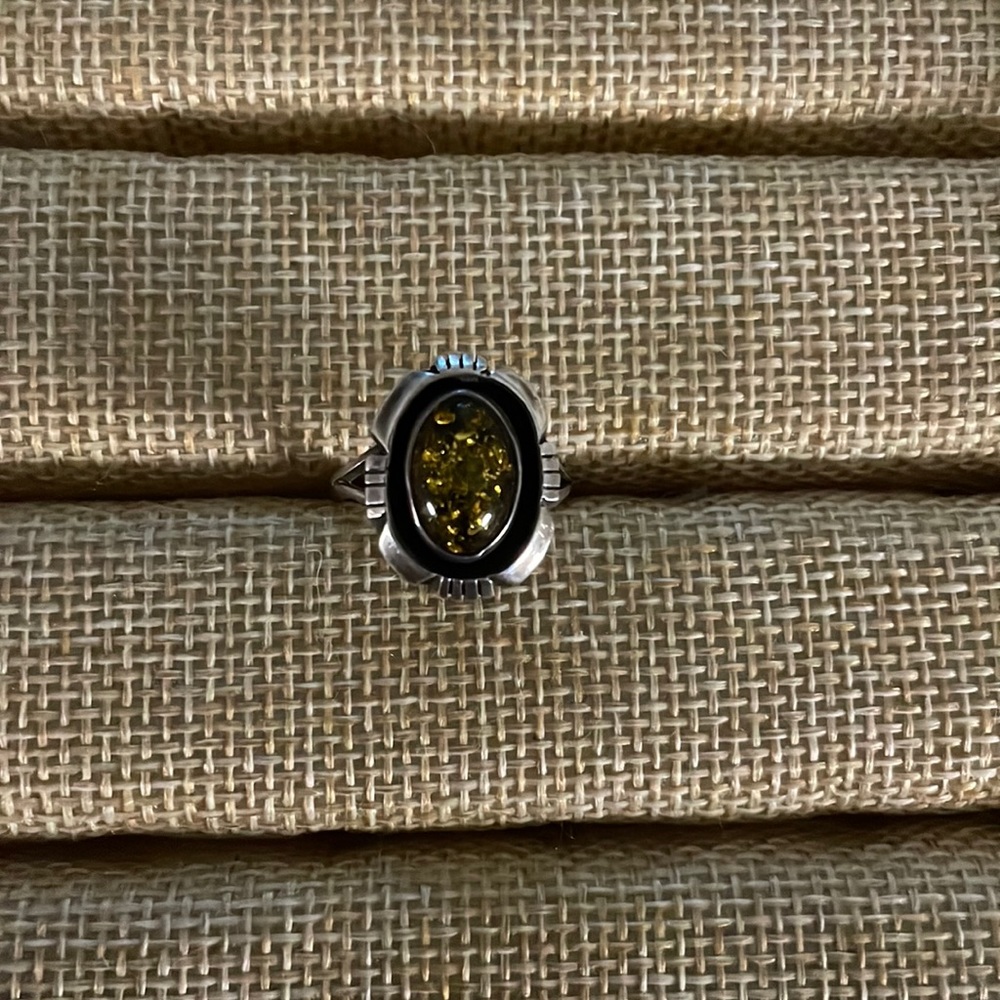 Vintage amber ring